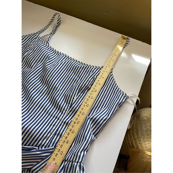 In The Beginning size L sides stripes bows sundress - Picture 3 of 7